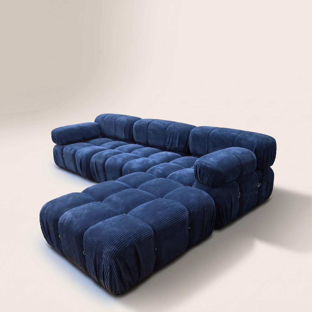 Lineares Modulsofa – 4-Block Cord – DREAMOA