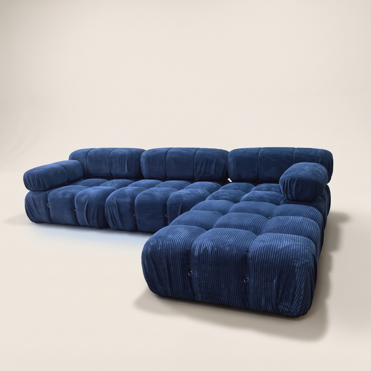 Lineares Modulsofa – 4-Block Cord – DREAMOA