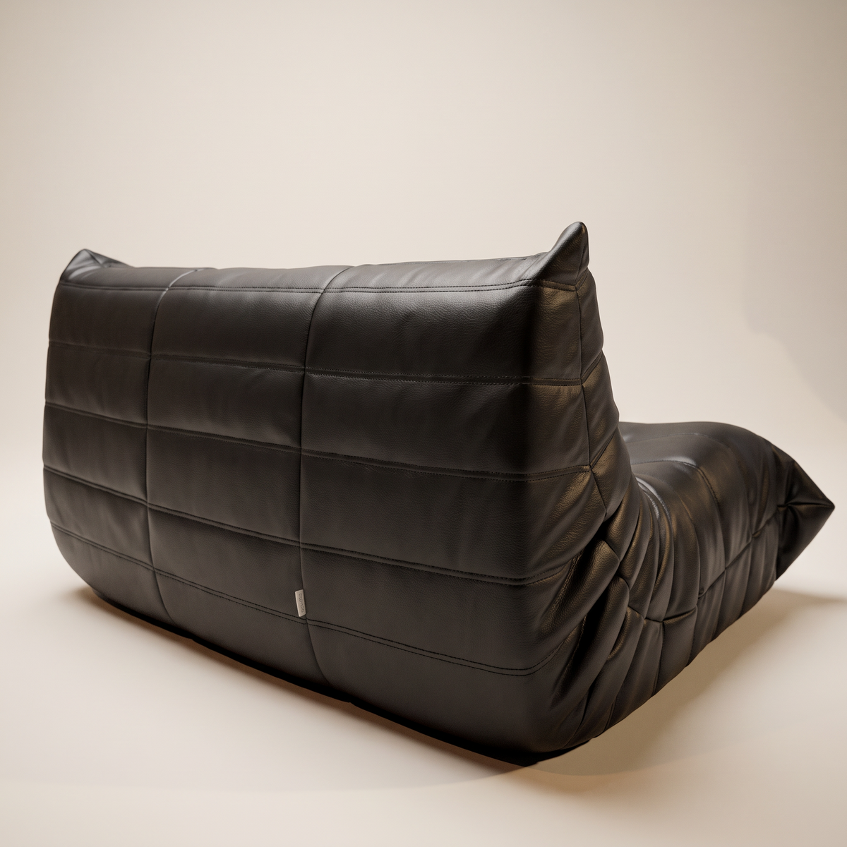 Low Lounge 2-Sitzer Sofa Leder | DREAMOA
