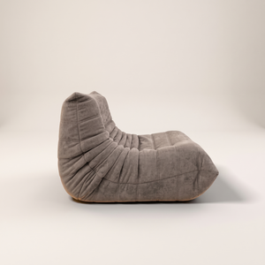 Niedriger Lounge-Sessel aus Wildleder | DREAMOA
