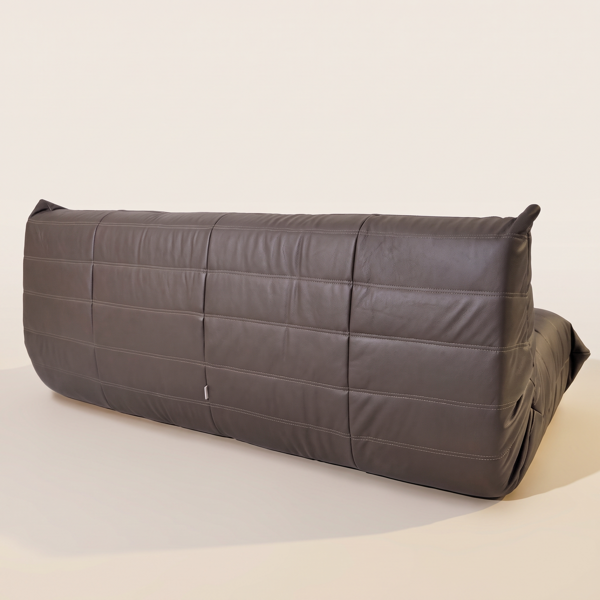 Niedriges 3-Sitzer-Sofa aus Leder | DREAMOA